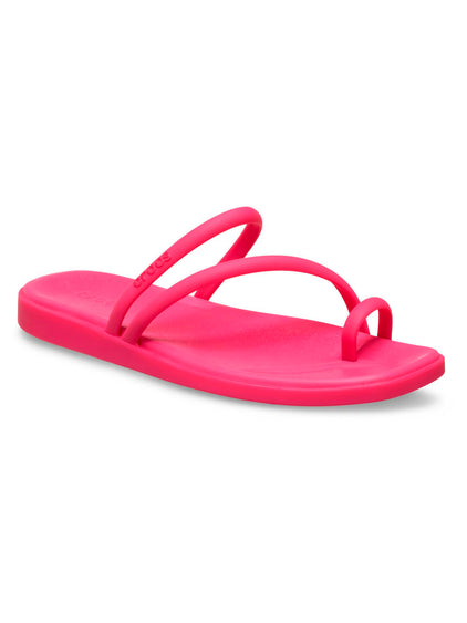 Sandalia Mujer Miami Toe Loop Rosa Crocs