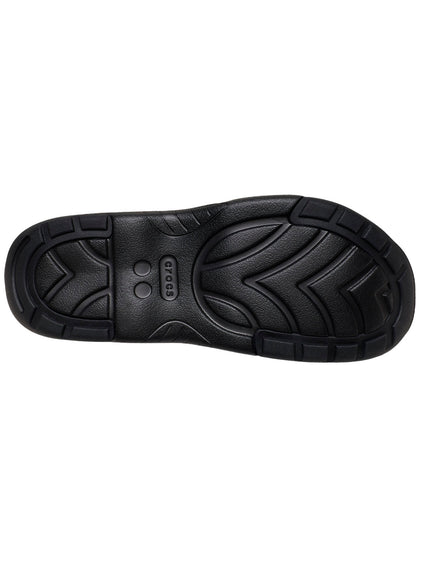 Sandalia Hombre Yukon Fisherman Negro Crocs