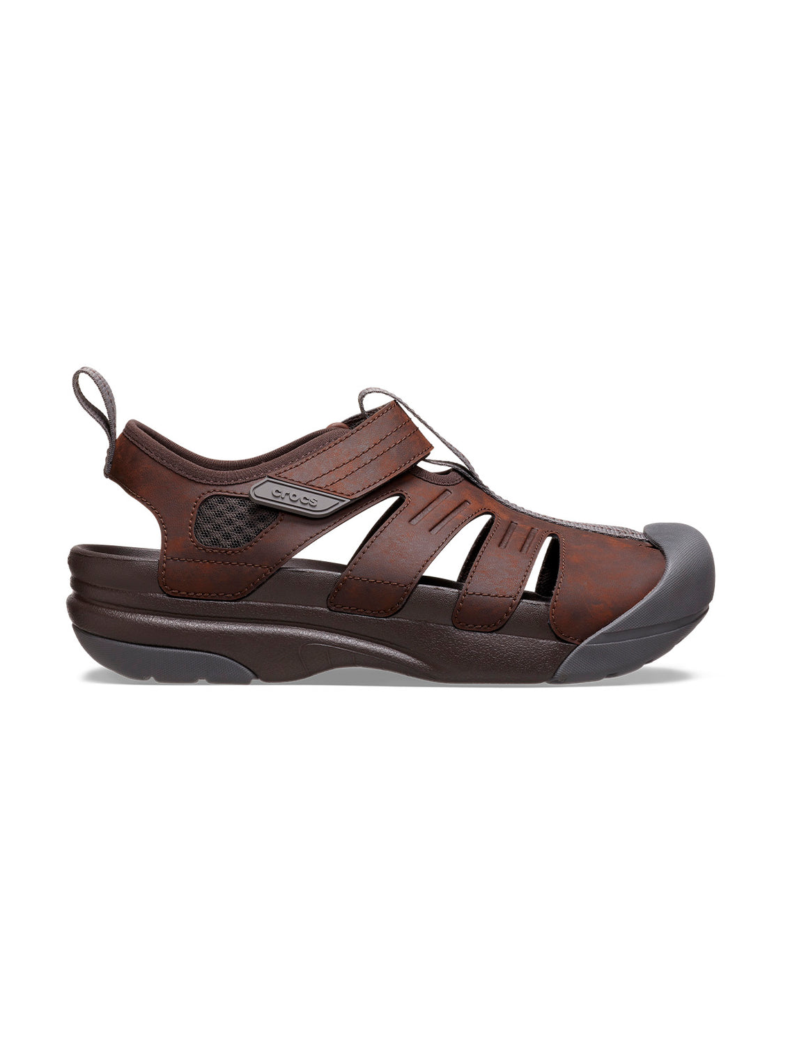 Sandalia Hombre Yukon Fisherman Café Crocs