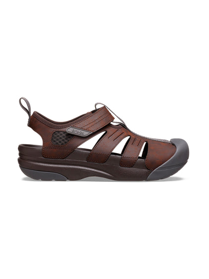 Sandalia Hombre Yukon Fisherman Café Crocs