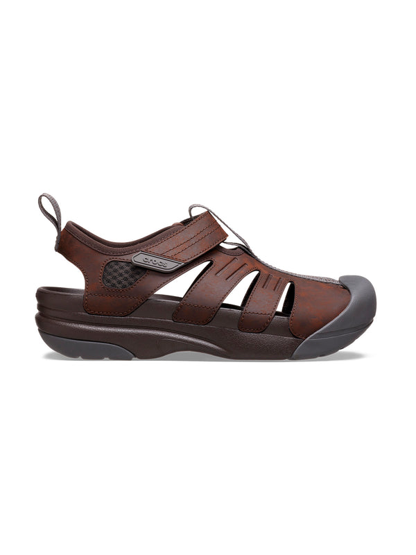 Sandalia Hombre Yukon Fisherman Café Crocs