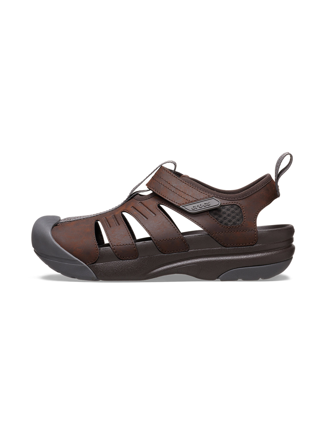 Sandalia Hombre Yukon Fisherman Café Crocs