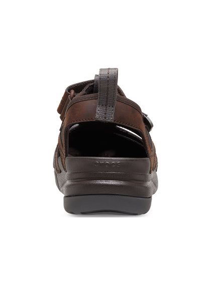 Sandalia Hombre Yukon Fisherman Café Crocs