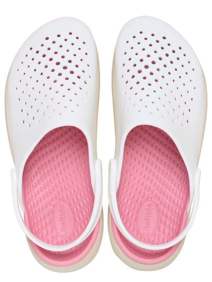 Zueco Unisex InMotion Clog Blanco Crocs