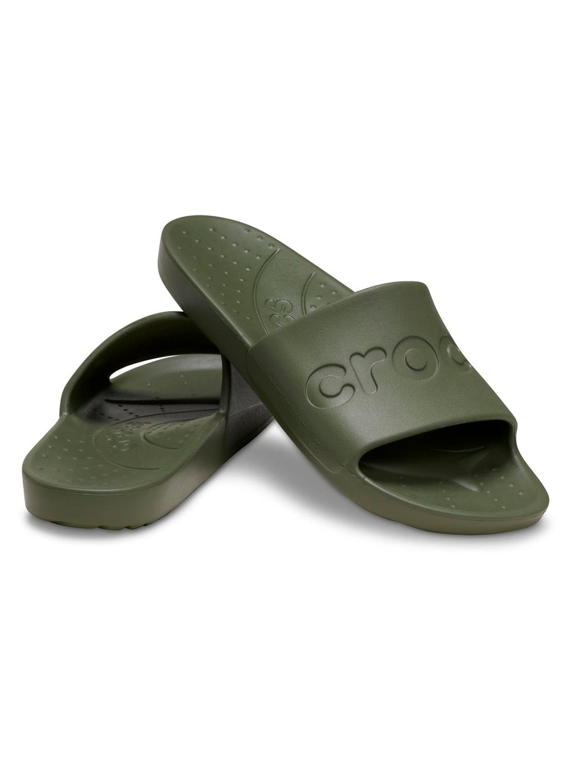 Sandalia Unisex Crocs Slide Verde Crocs