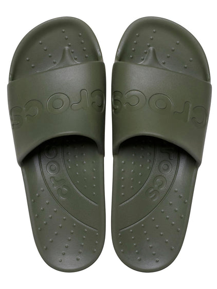 Sandalia Unisex Crocs Slide Verde Crocs