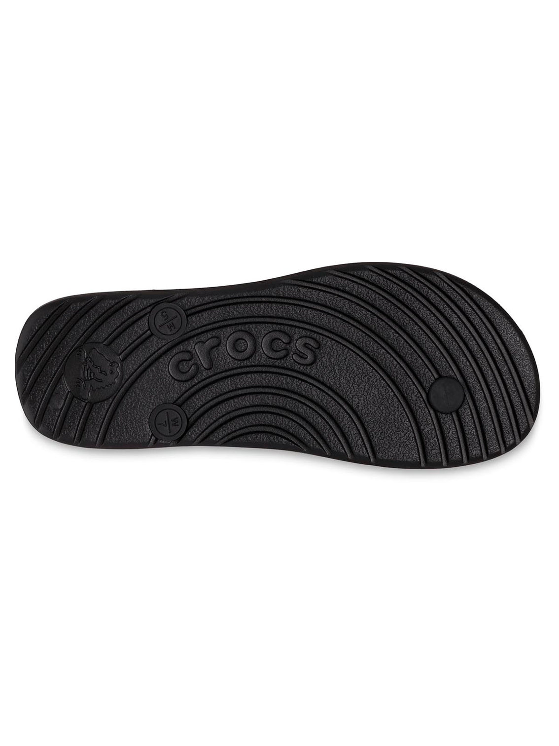 Sandalia Flip Unisex Crocs Negro Crocs