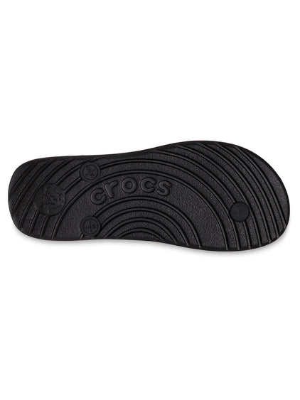 Sandalia Flip Unisex Crocs Negro Crocs