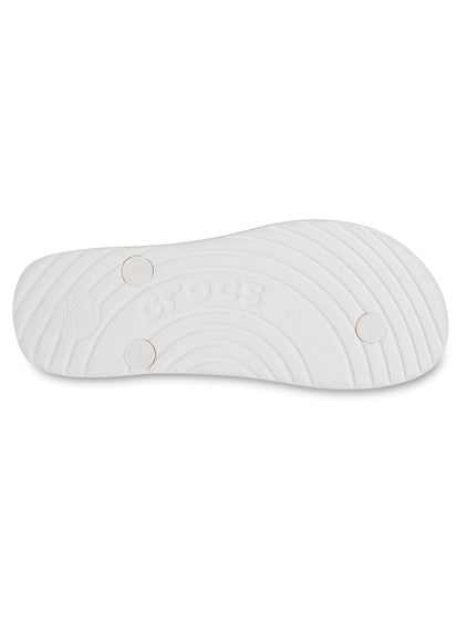 Sandalia Flip Unisex Crocs Blanco Crocs