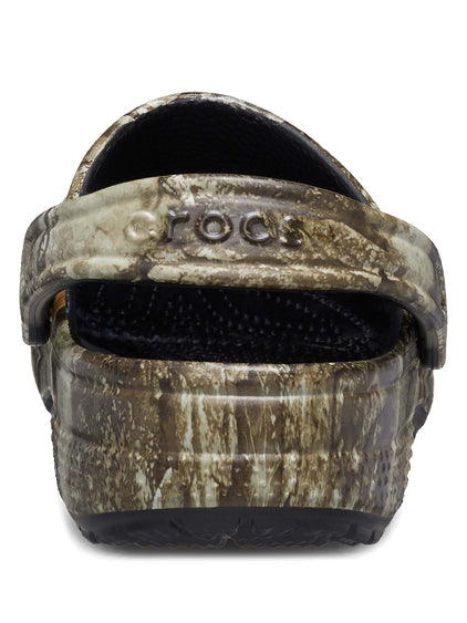 Zueco Unisex Classic Clog Real Tree APX Verde Crocs
