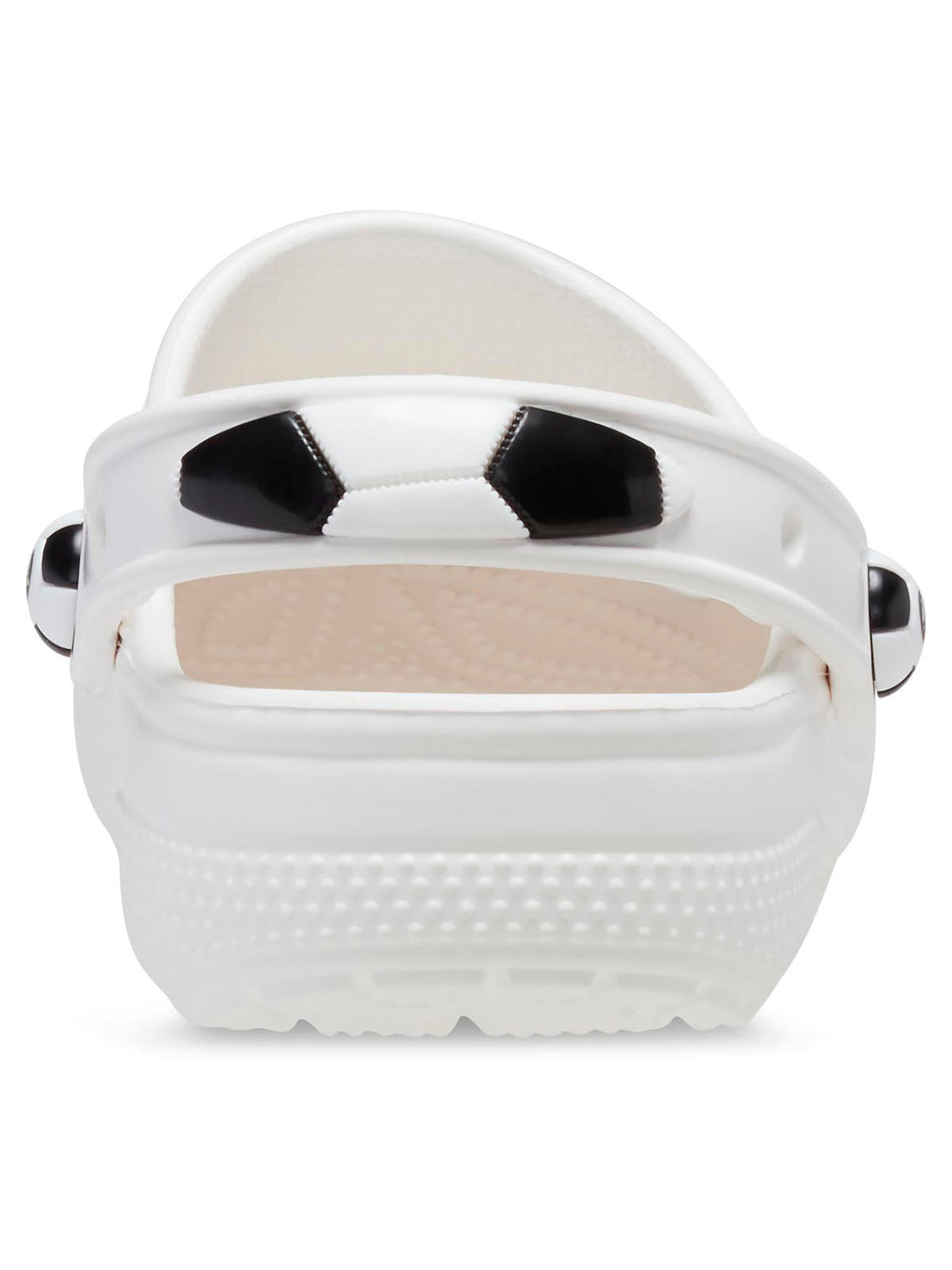 Zueco Niños Grandes Classic Clog Fútbol Blanco Crocs