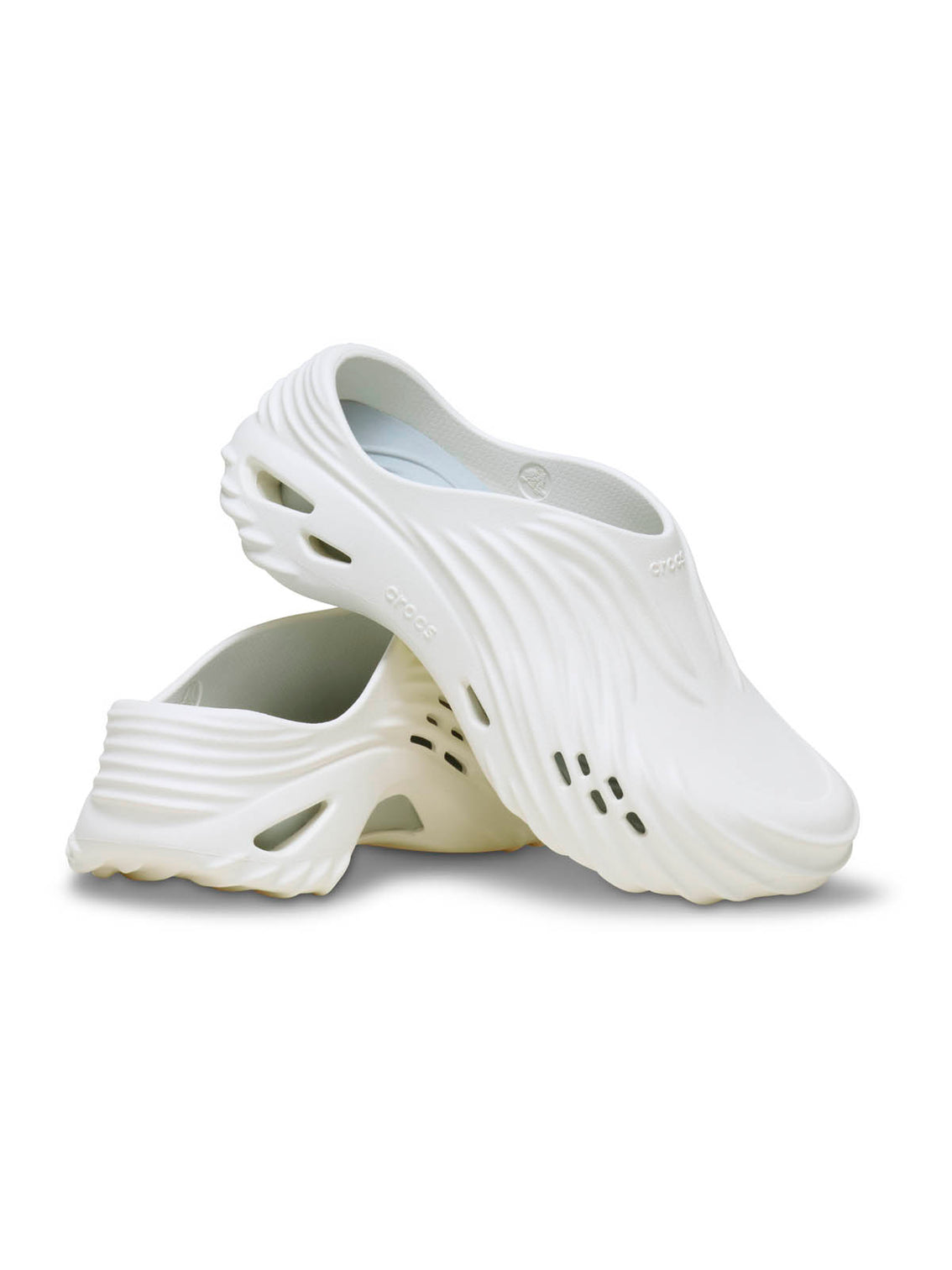 Zueco Unisex Echo Wave Blanco Papel Crocs