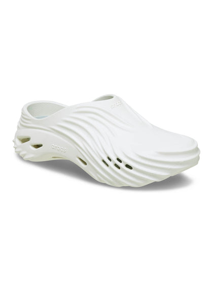 Zueco Unisex Echo Wave Blanco Papel Crocs