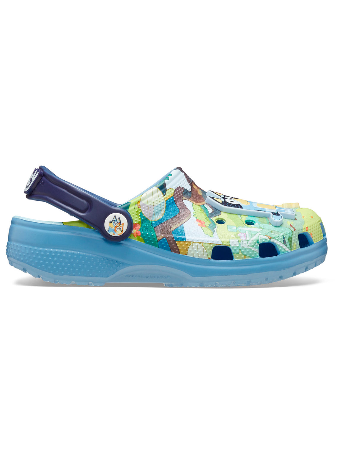 Zueco Bluey Classic Clog K Celeste Crocs