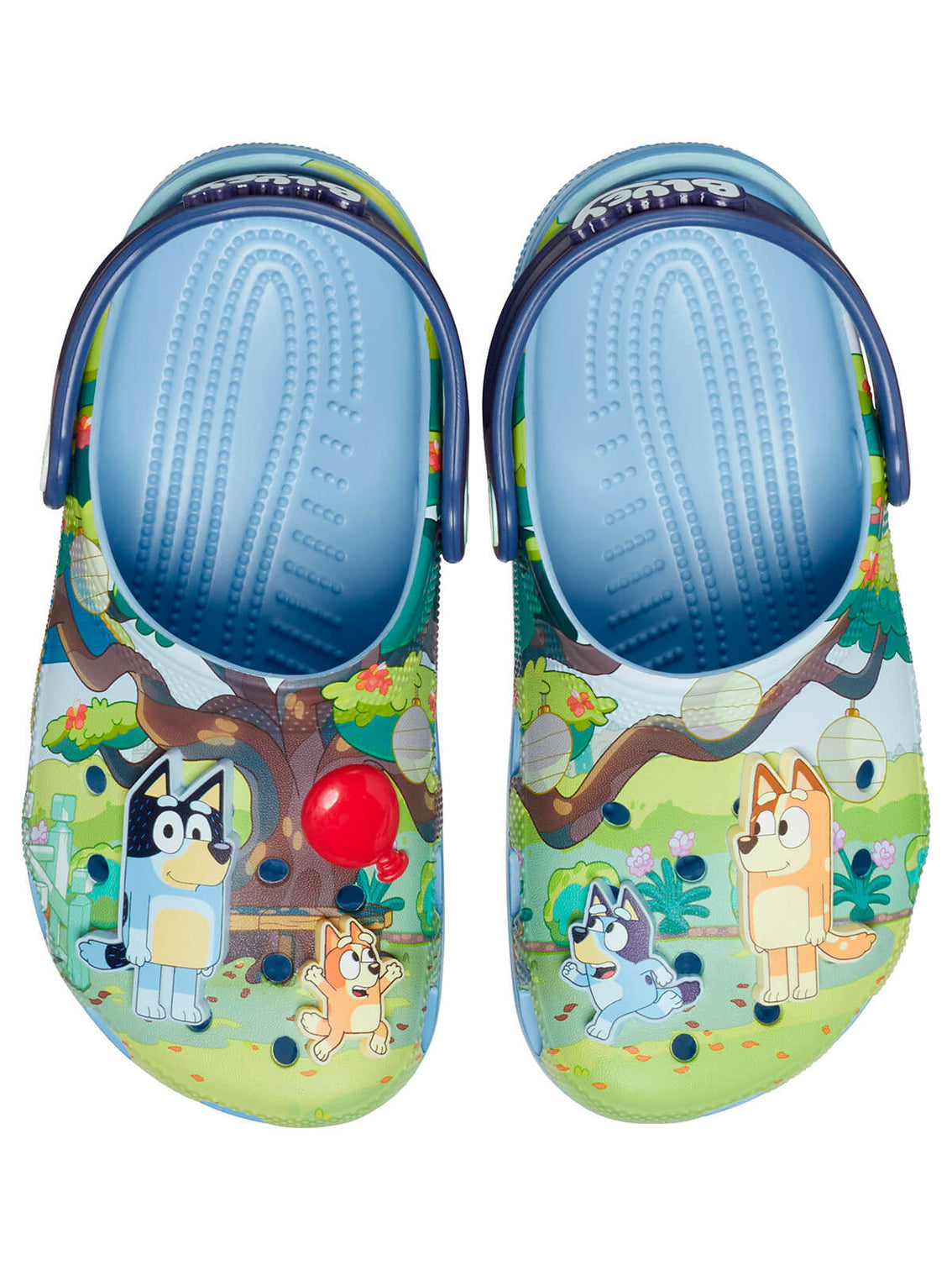 Zueco Bluey Classic Clog K Celeste Crocs