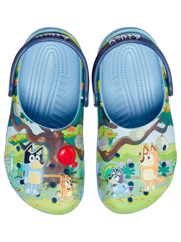 Zueco Bluey Classic Clog K Celeste Crocs