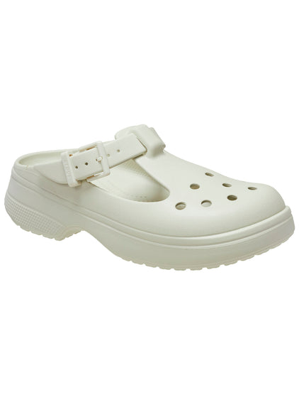 Zueco Mary Jane Unisex Classic Clog Beige Crocs
