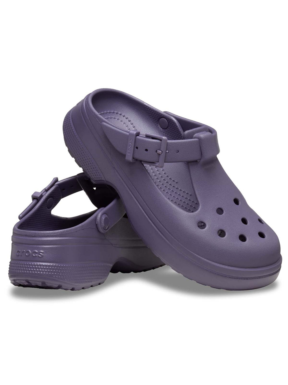 Zueco Mary Jane Unisex Classic Morado Crocs