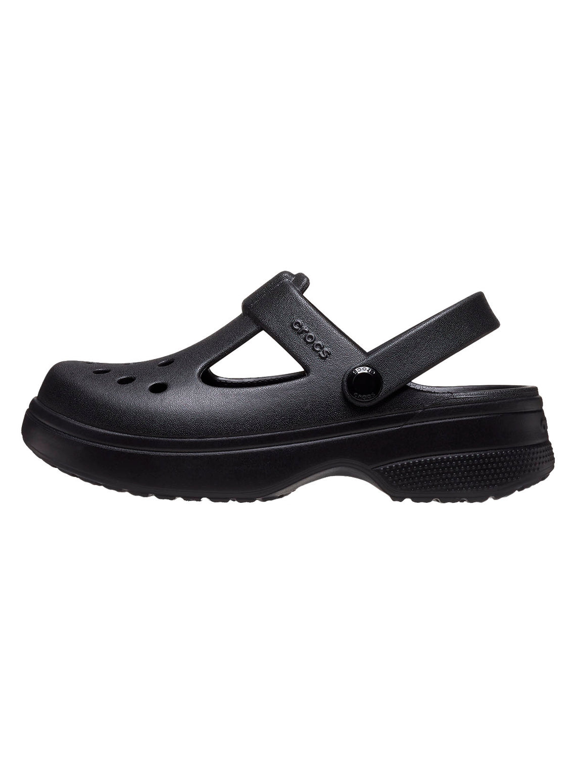 Zueco Mary Jane Niños Grandes Classic Negro Crocs