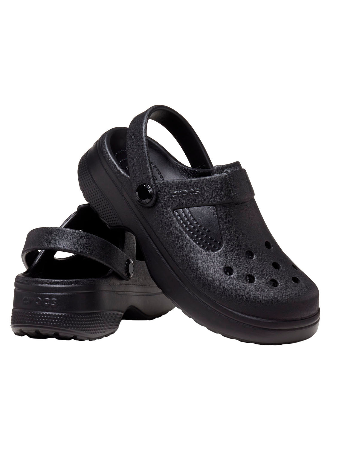 Zueco Mary Jane Niños Grandes Classic Negro Crocs