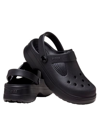 Zueco Mary Jane Niños Grandes Classic Negro Crocs
