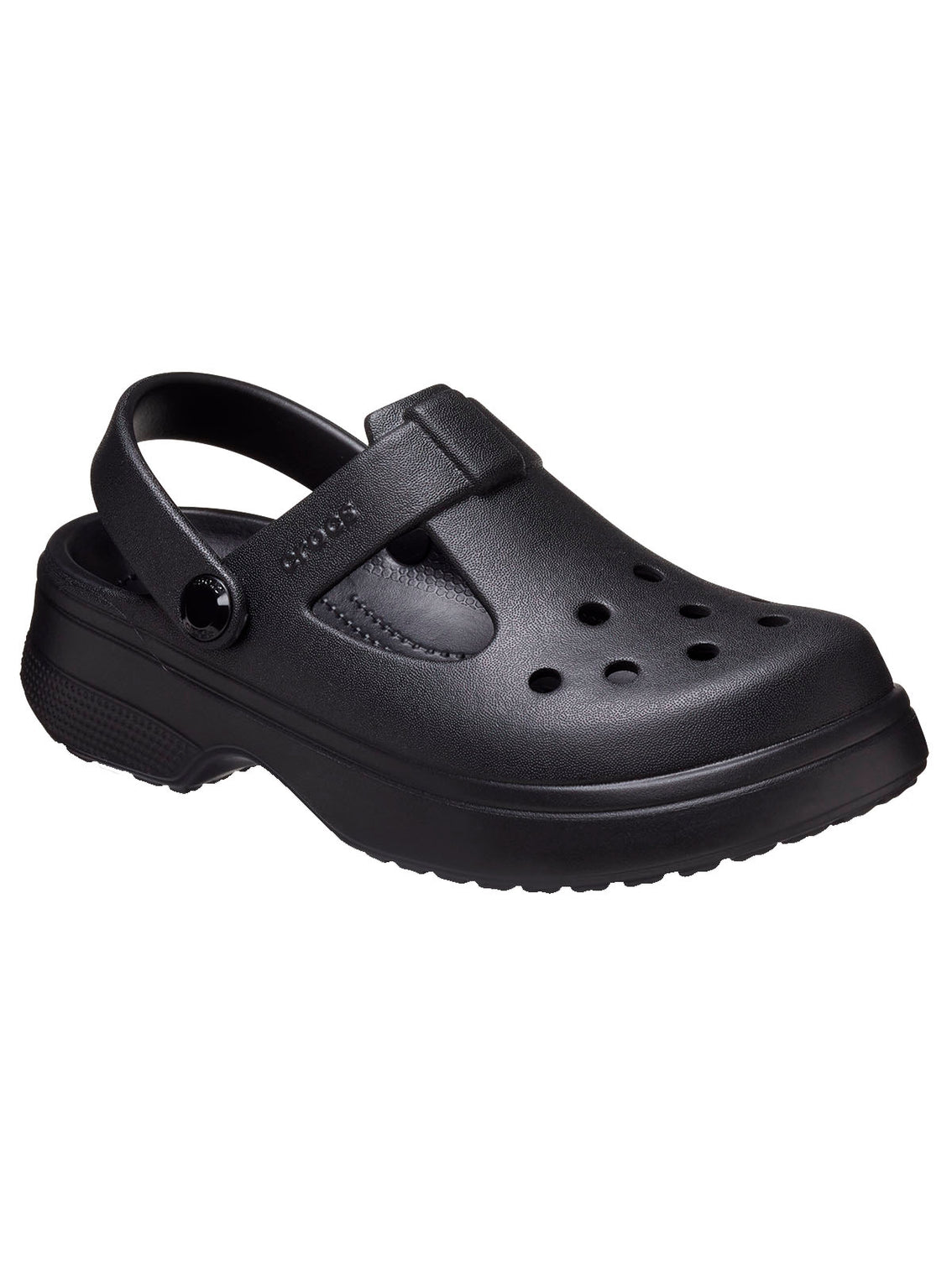 Zueco Mary Jane Niños Grandes Classic Negro Crocs