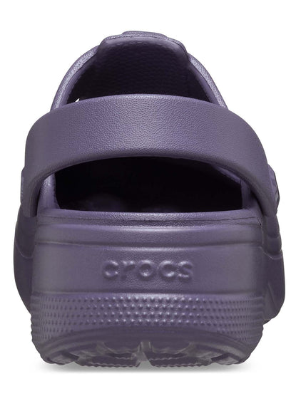 Zueco Mary Jane Niños Grandes Classic Morado Crocs