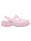 Zueco Mary Jane Niños Grandes Classic Rosa Crocs