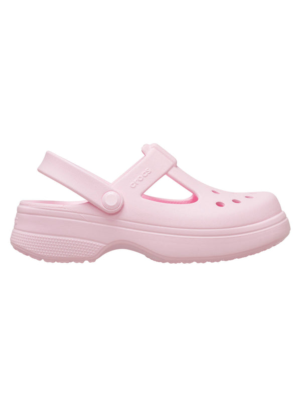 Zueco Mary Jane Niños Grandes Classic Rosa Crocs