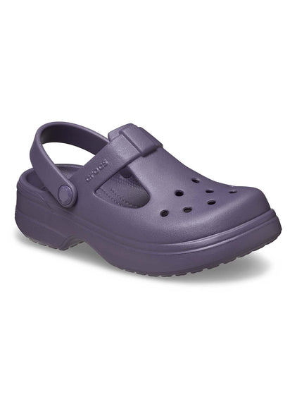 Zueco Mary Jane Niños Pequeños Classic Morado Crocs