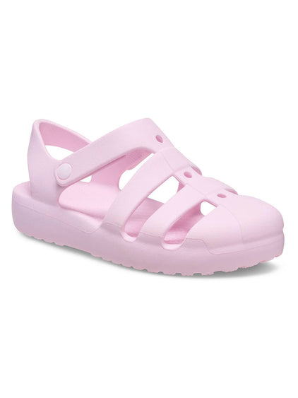 Sandalia Niños Grandes Classic Fisherman Rosa Crocs