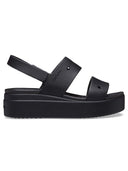 Sandalia Mujer Plataforma Brooklyn 4U Negro Crocs