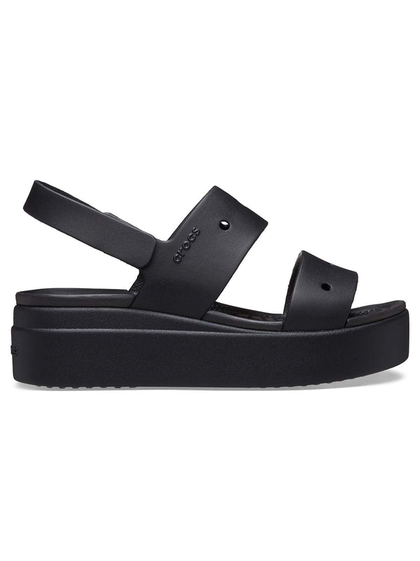 Sandalia Mujer Plataforma Brooklyn 4U Negro Crocs