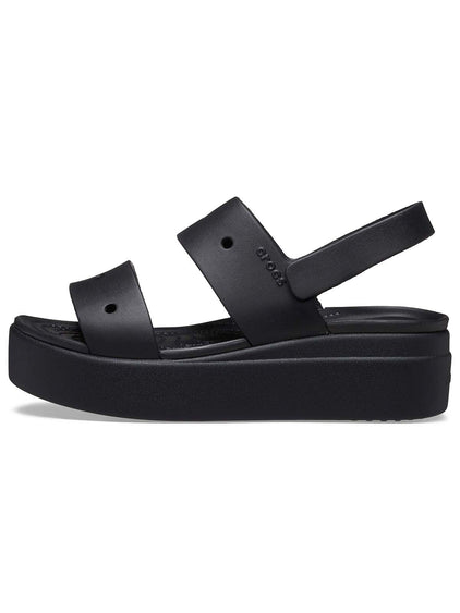 Sandalia Mujer Plataforma Brooklyn 4U Negro Crocs