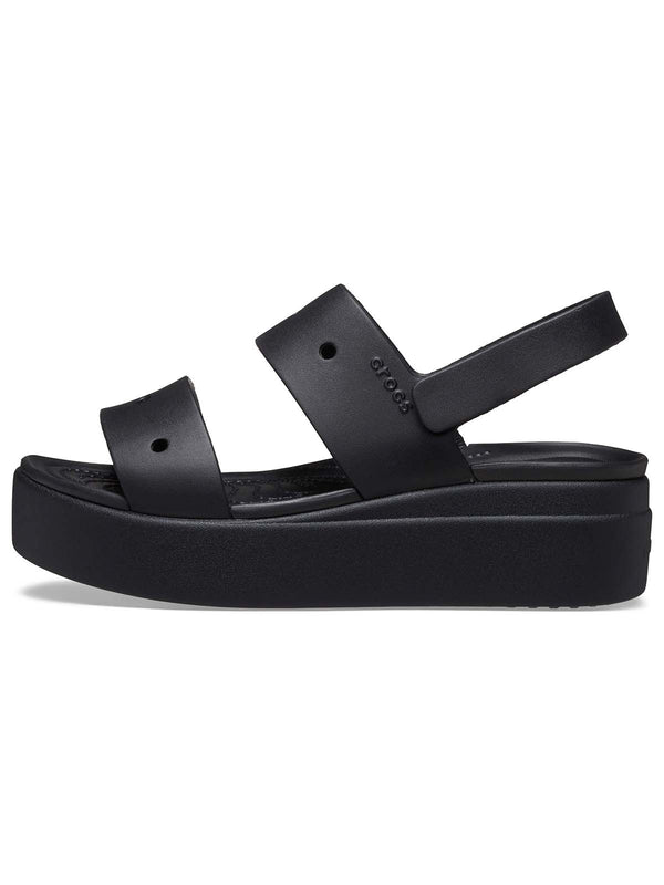 Sandalia Mujer Plataforma Brooklyn 4U Negro Crocs