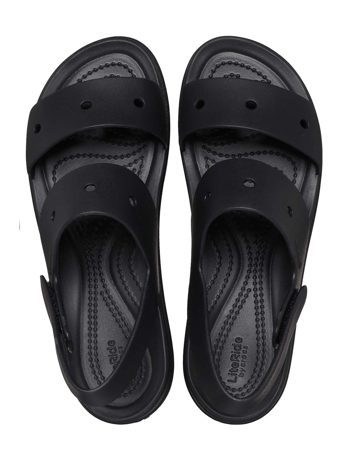 Sandalia Mujer Plataforma Brooklyn 4U Negro Crocs