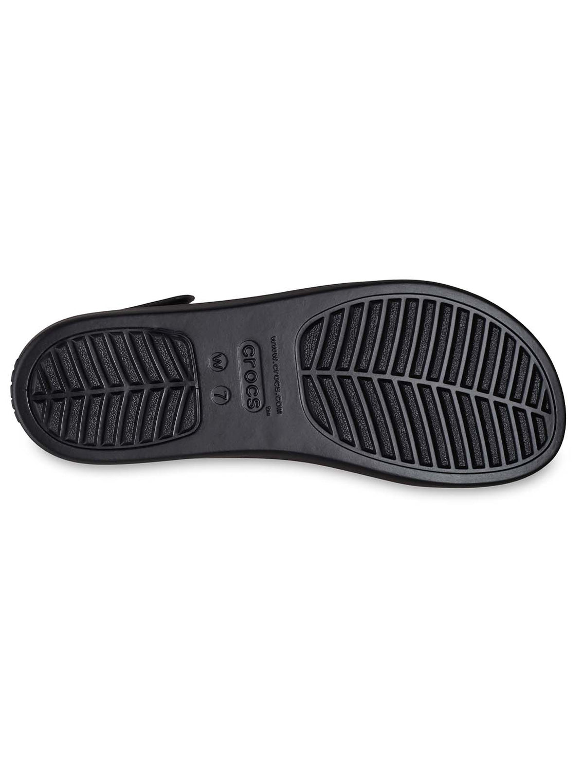 Sandalia Mujer Plataforma Brooklyn 4U Negro Crocs