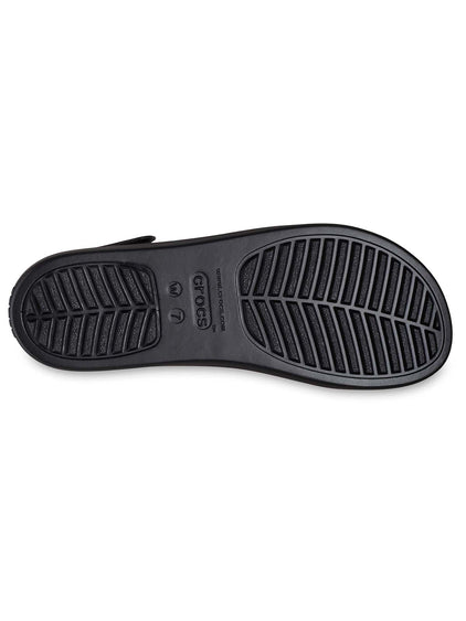 Sandalia Mujer Plataforma Brooklyn 4U Negro Crocs