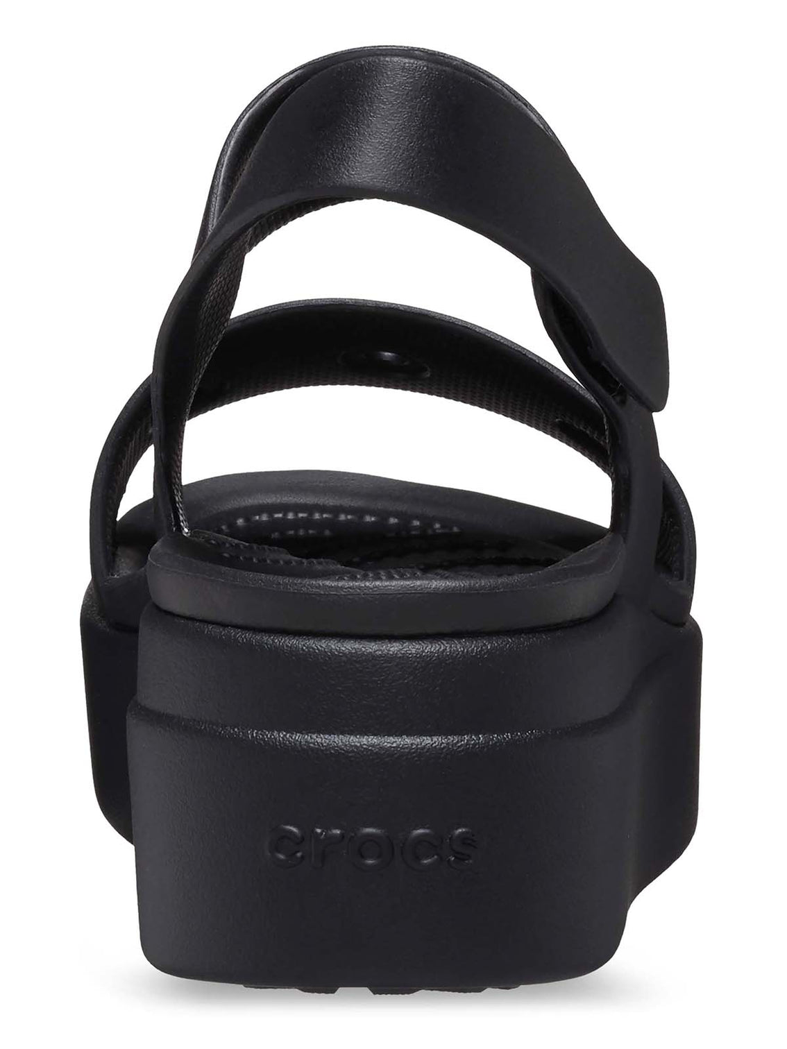 Sandalia Mujer Plataforma Brooklyn 4U Negro Crocs