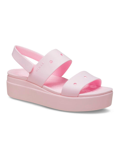 Sandalia Mujer Plataforma Brooklyn 4U Rosa Crocs