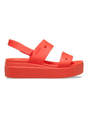 Sandalia Mujer Plataforma Brooklyn 4U Rojo Crocs