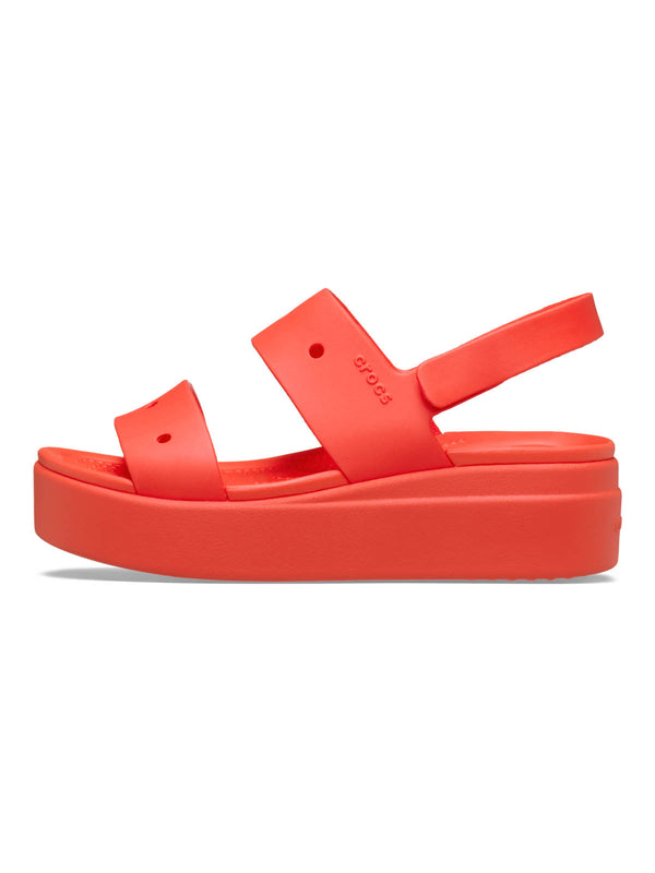 Sandalia Mujer Plataforma Brooklyn 4U Rojo Crocs
