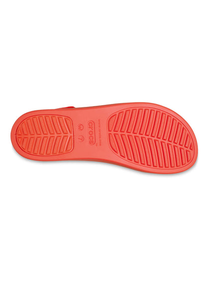 Sandalia Mujer Plataforma Brooklyn 4U Rojo Crocs