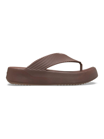 Sandalia Flip Mujer Getaway Platform Flip Café Crocs