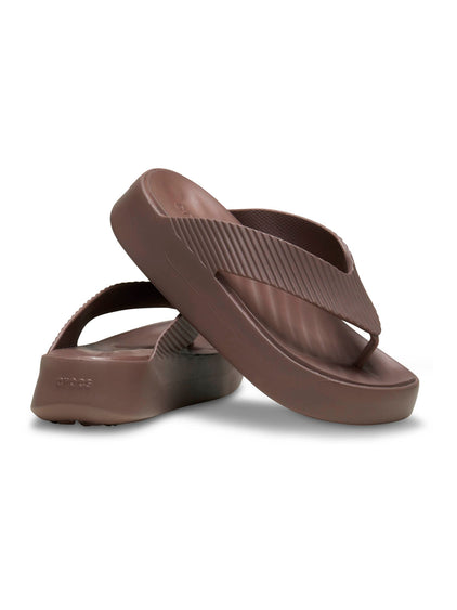Sandalia Flip Mujer Getaway Platform Flip Café Crocs