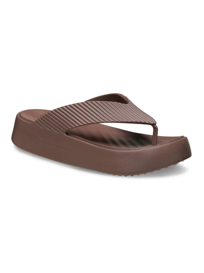 Sandalia Flip Mujer Getaway Platform Flip Café Crocs