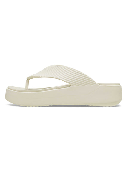 Sandalia Flip Mujer Getaway Platform Flip Beige Crocs