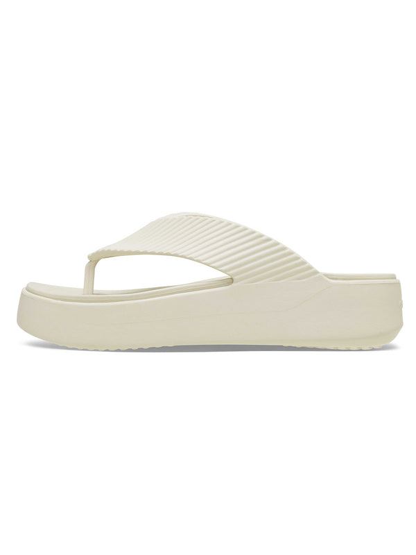 Sandalia Flip Mujer Getaway Platform Flip Beige Crocs