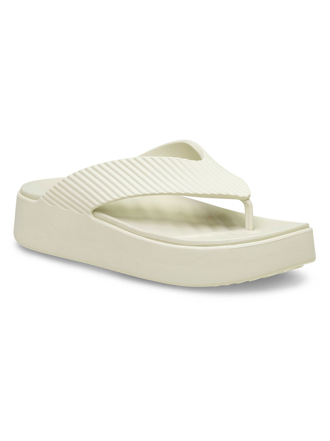 Sandalia Flip Mujer Getaway Platform Flip Beige Crocs