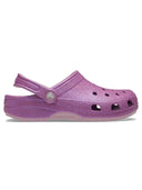 Zueco Unisex Classic Clog Glitter Morado Crocs